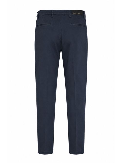 Pantalone Brad in cotone Blu MICHELE CARBONE | BRADBLU